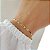 Pulseira Malha Piastrine Ouro 18k - Imagem 7