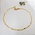 Pulseira Malha Piastrine Ouro 18k - Imagem 9