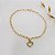 Kit Pulseira Ouro 18k + Pingente Coração Ouro 18k - Imagem 3