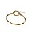Anel Minimalista Hexágono Ouro 18k - Imagem 4