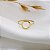 Anel Minimalista Redondo Ouro 18k - Imagem 3