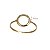 Anel Minimalista Redondo Ouro 18k - Imagem 4
