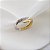 Anel Duo Ouro 18k Amarelo e Branco - Imagem 7