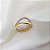 Anel Bold Duo Ouro 18k - Imagem 5