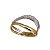 Anel Bold Duo Ouro 18k - Imagem 2