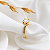 Anel Solitário Ouro 18k e Moissanite 4mm - Imagem 2