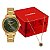 Kit Relógio Feminino Dourado Mondaine 32962lpmkde3k1 - Imagem 1