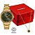 Kit Relógio Feminino Dourado Mondaine 32962lpmkde3k1 - Imagem 1