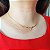 Gargantilha Choker Torcida Ouro 18k Diamante - Imagem 9