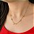 Gargantilha Jesus Ouro 18k Topázio - Imagem 2