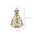 Pingente Nossa Senhora Aparecida Ouro 18k - Imagem 4