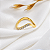 Anel V Ouro 18k Moissanite - Imagem 2