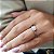 Anel Solitário Prata 925 Moissanite - Imagem 1