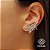 Brinco Ear Cuff Prata 925 Zircônias - Imagem 1