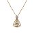 Kit Cordão + Pingente Nossa Senhora Aparecida Ouro 18k - Imagem 3