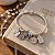 Pulseira com Berloque Fé Prata 925 - Imagem 3