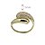 Anel Bold Ouro 18k Zircônia - Imagem 3