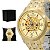 Relógio Technos Automático Masculino Dourado - Imagem 3