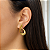 Brinco Bold Curvas Ouro 18k - Imagem 3