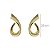 Brinco Bold Curvas Ouro 18k - Imagem 4