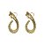 Brinco Bold Curvas Ouro 18k - Imagem 2