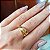 Anel Bold Ouro 18k - Imagem 1