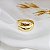 Anel Bold Ouro 18k - Imagem 3