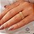 Anel Esferas Ouro 18k - Imagem 1