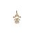 Pingente Menina Ouro 18k Zircônia - Imagem 2