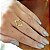 Anel Trevo Ouro 18k - Imagem 5