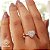 Anel Coração Prata 925 Moissanite - Imagem 1