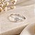 Anel Solitário Ouro Branco 18k Moissanite - Imagem 2