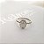 Anel Solitário Oval Prata 925 Zircônias - Imagem 3
