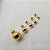 Kit 3 Pares Brinco Bola Ouro 18k - Imagem 4