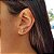 Kit 3 Pares Brinco Bola Ouro 18k - Imagem 3