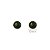 Kit 3 Pares Brinco Ponto de Luz Verde Ouro 18k - Imagem 7