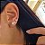 Kit 3 Pares Brinco Ponto de Luz Branco Ouro 18k - Imagem 3