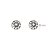 Kit 3 Pares Brinco Ponto de Luz Branco Ouro 18k - Imagem 4