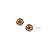 Kit 3 Pares Brinco Ponto de Luz Champanhe Ouro 18k - Imagem 7