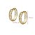 Kit 3 Pares Brinco Argola Ouro 18k - Imagem 4