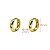 Kit 3 Pares Brinco Argola Ouro 18k - Imagem 6