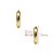 Kit 3 Pares Brinco Argola Ouro 18k - Imagem 5