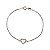 Pulseira Coração Prata 925 Zircônias - Imagem 2