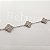 Pulseira Trevo Quatro Folhas em Prata 925 e Zircônias - Imagem 6