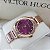 Relógio Victor Hugo Diamond Sapphire Crystal Vfrss0001 W1rx - Imagem 2
