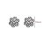 Brinco Flor em Prata 925 e Moissanite - Imagem 4