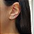 Kit 3 Pares Brinco Ponto de Luz Branco Ouro 18k - Imagem 1