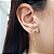 Kit 2 Pares Brinco Ouro 18k - Imagem 1