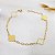 Pulseira Elos Trevo Ouro 18k - Imagem 4