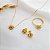 Conjunto 3 peças - Brinco, Gargantilha e Anel Ouro 18k - Imagem 4